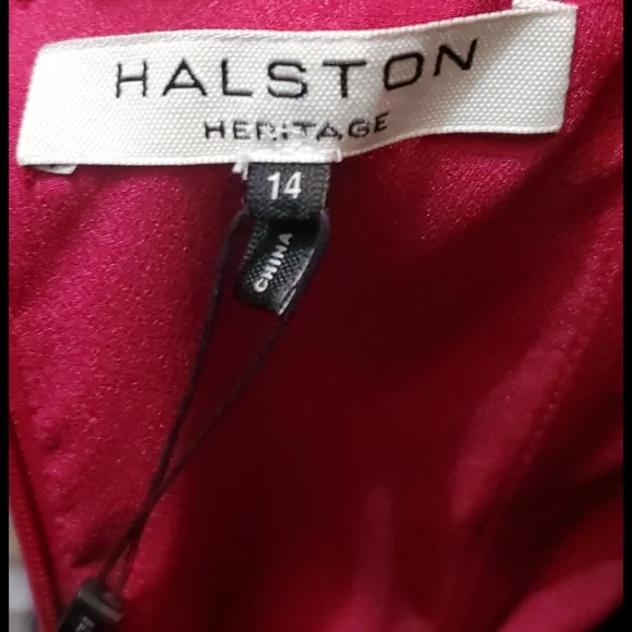 Halston Eve Halter Cutout Dress 14 NWT - Picture 8 of 11